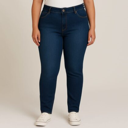 Calça Feminina Skinny com Elastano