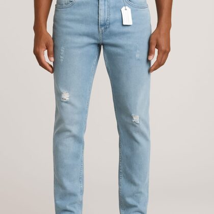 Calça Masculina Jeans Skinny com Elastano