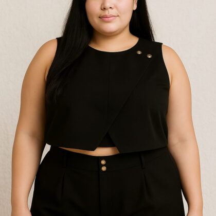 Conjunto de Alfaiataria Plus Size